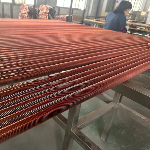 finned copper tubing