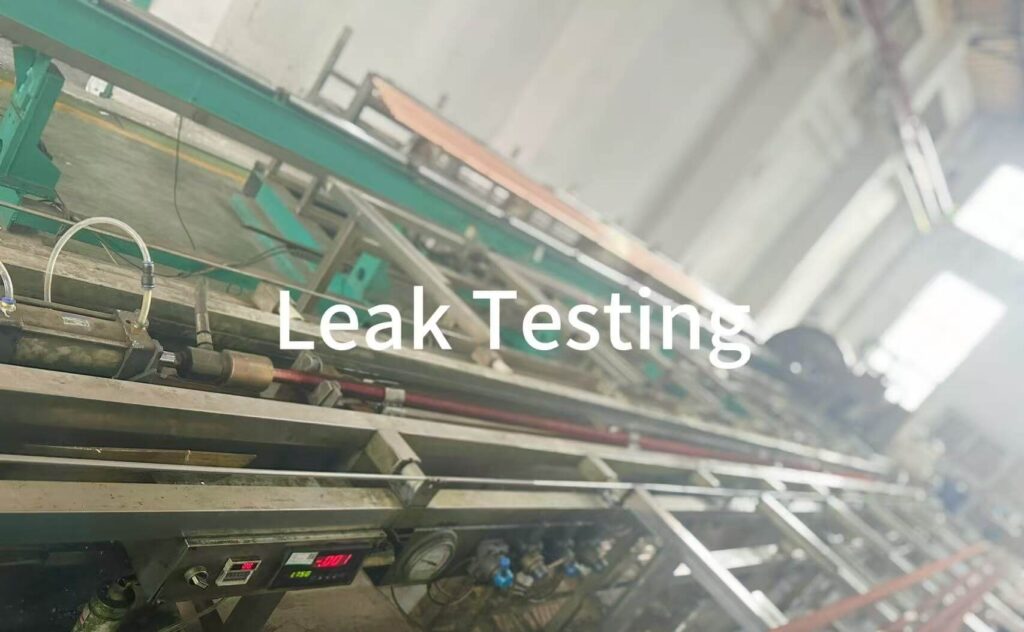 fin tube Leak Testing