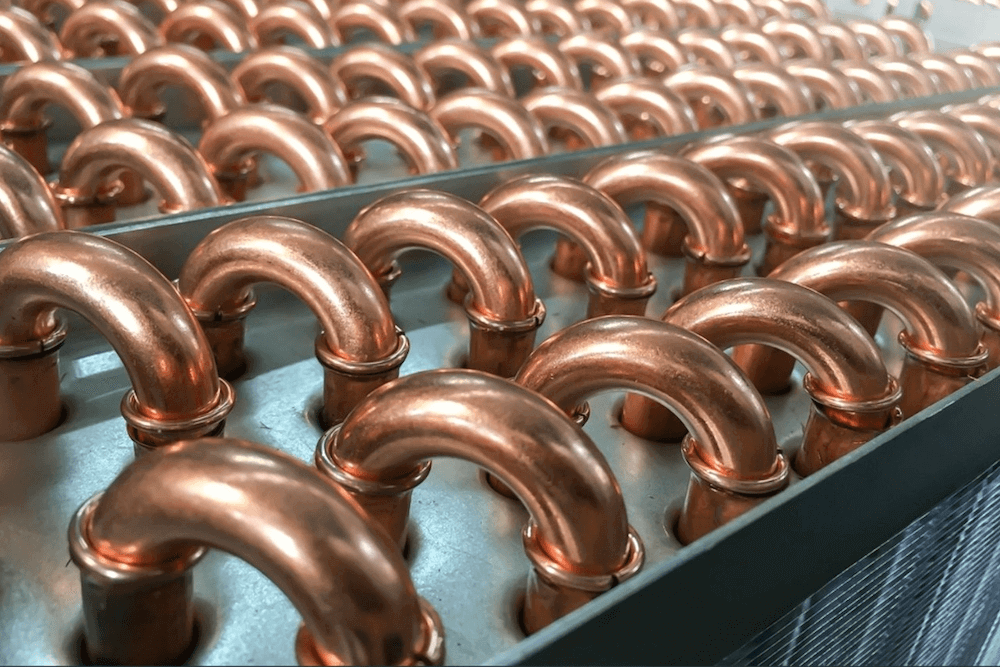 finned copper tubing heat exchanger