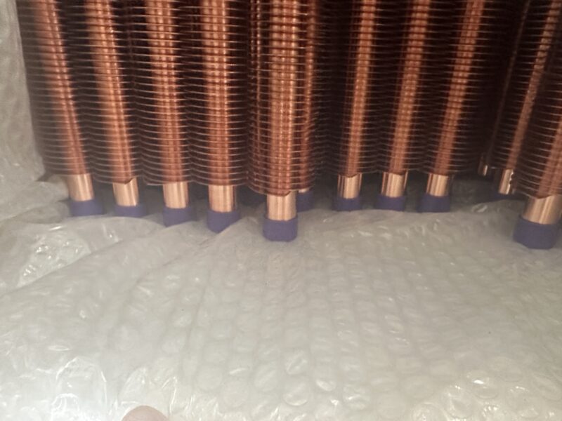 extruded copper finned tubes
