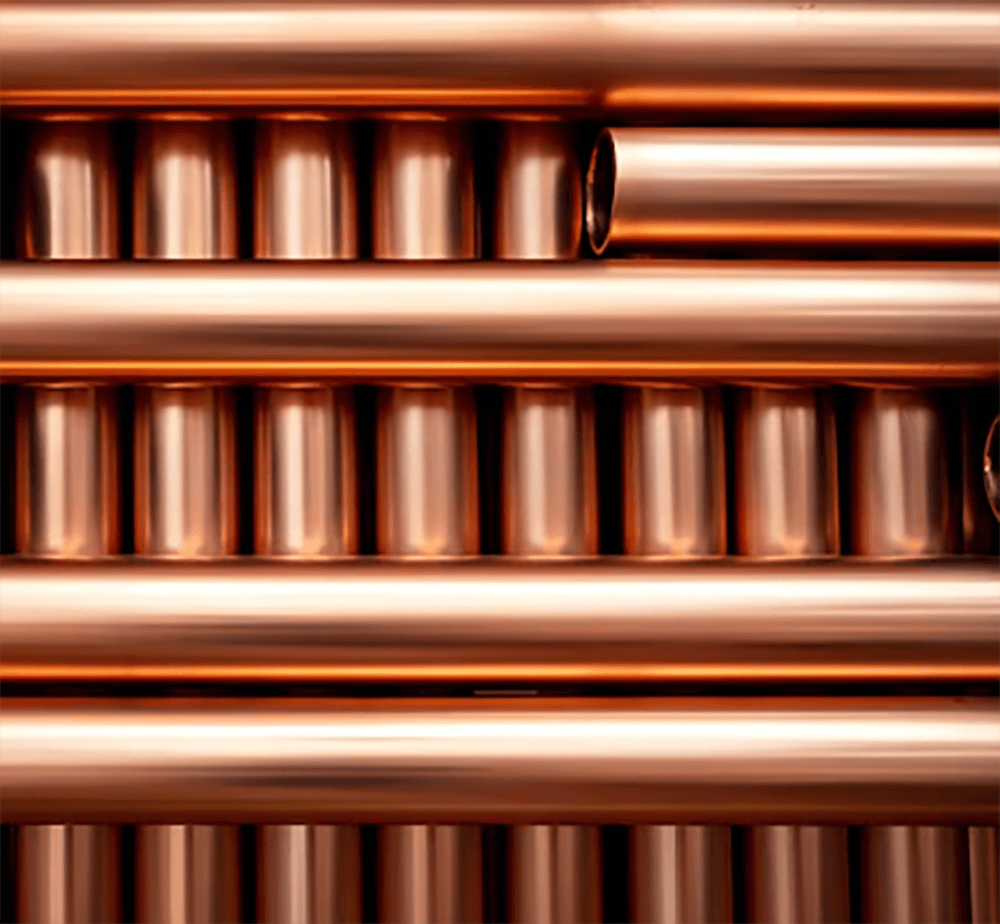 copper pipes