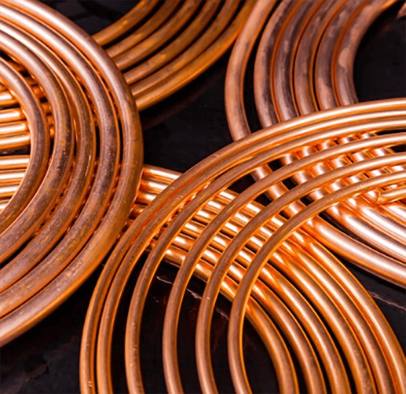 copper pipes